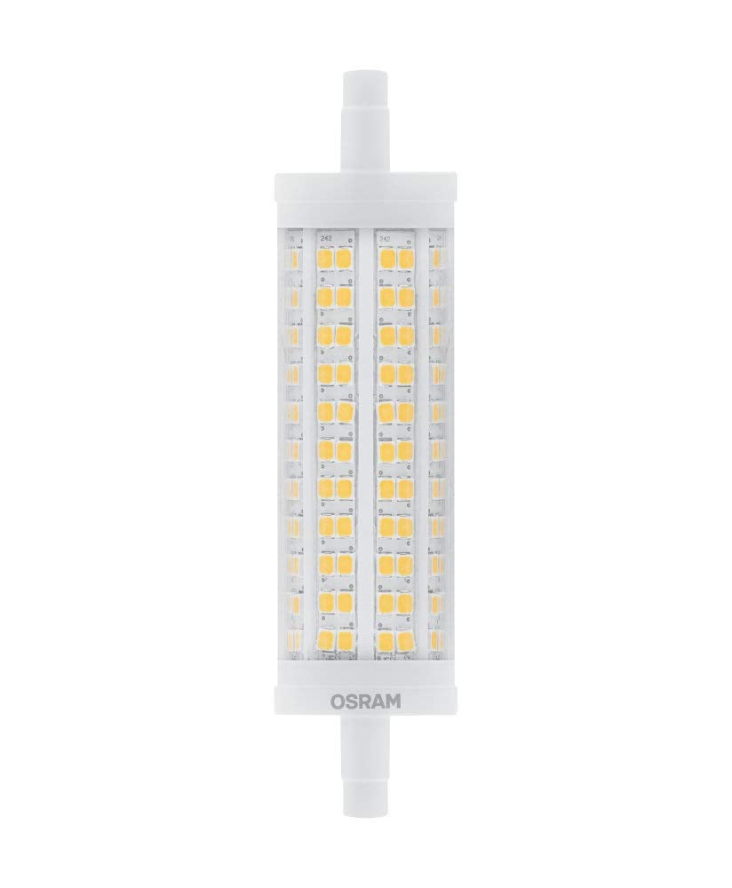 OSRAM LED LINE R7S DIM / Tubi LED: R7s, Dimmabile, 17,50 W, 150W equivalenti, chiara, bianco caldo, 2700 K - 3