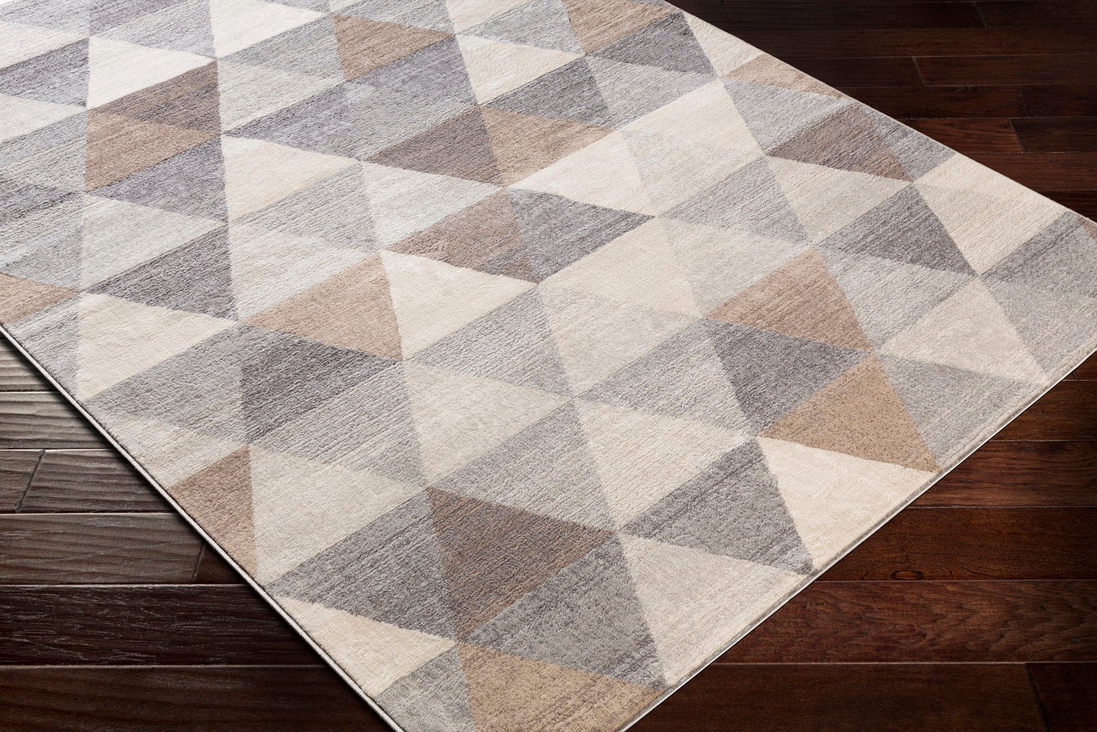 LIVABLISS Tapete Escandinavo Moderno Branco/Castanho 200x275 cm Katherine - 6