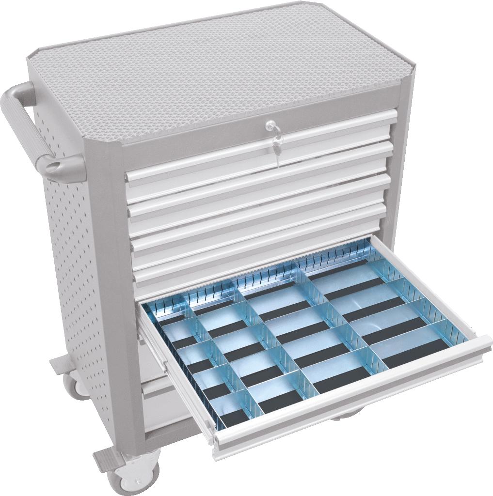 KS TOOLS Jeu de compartiments pour tiroir, 23 pcs - 3