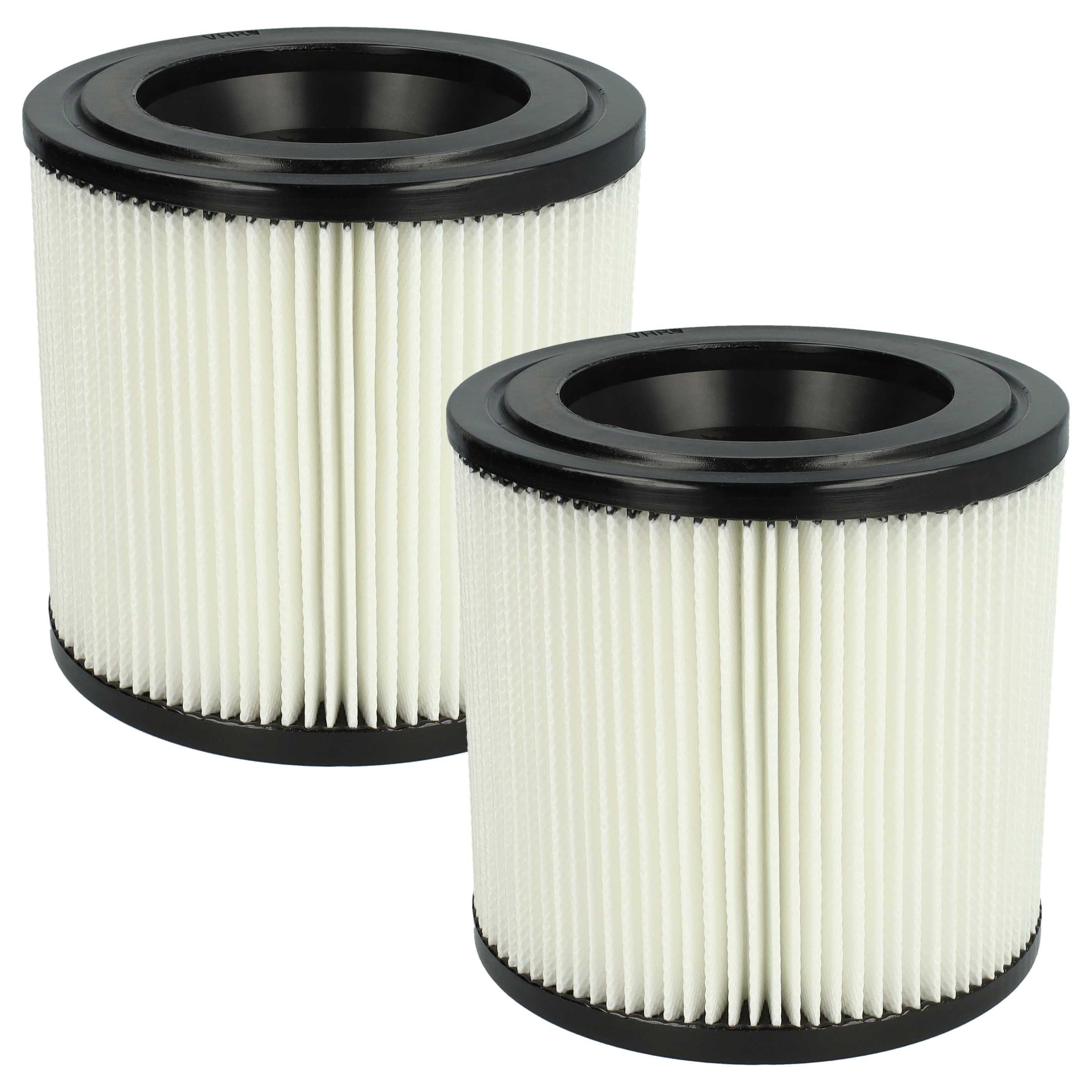 Vhbw Set De 10x Filtro De Aspiradora Compatible Con Kärcher NT 14/1 Ap Te Adv L Aspiradora Filtro Principal Filtro De Pliegue Plano 91829440