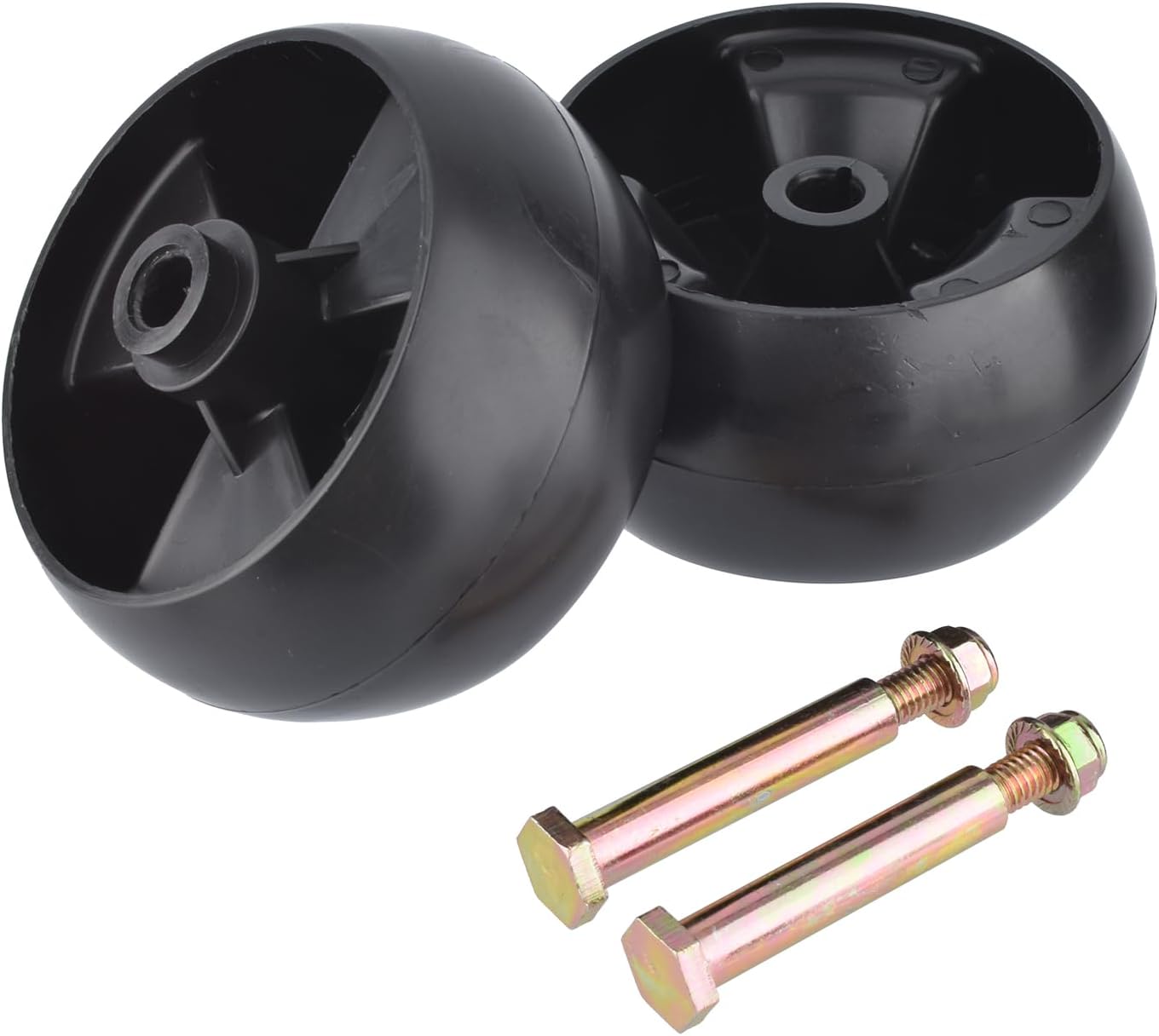 Koło osi 2-częściowe 734-04155 ze śrubami i nakrętkami, zastępuje 938-3056 Plus, nakrętki zabezpieczające do MTD Cub Cadet Troy Bilt 112-0677
