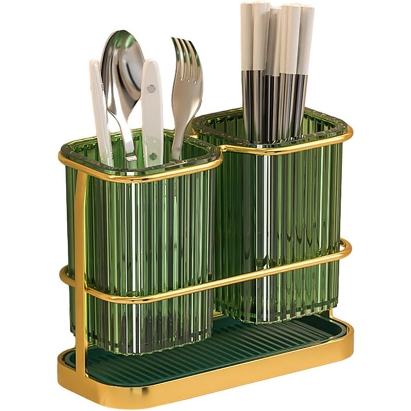 Ociekacz na sztućce kuchenne, ociekacz na sztućce do zlewu, ociekacz na sztućce do łyżek i widelców (stołowy)