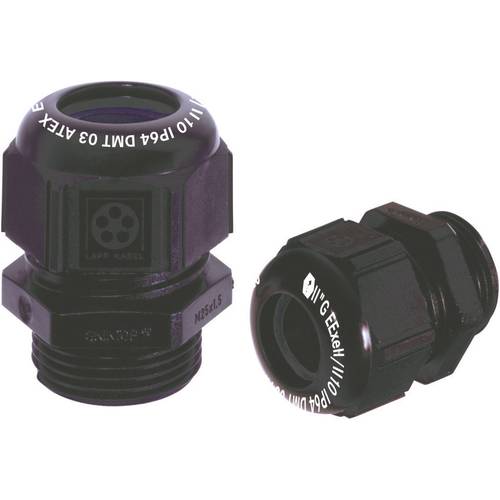 20 Pressacavi ISO Neri - 5xM12, 5xM16, 5xM20, 5xM25 - Per Passacavi Elettrici