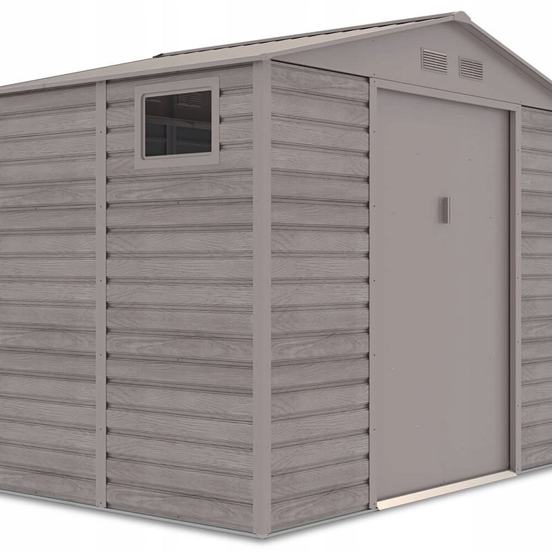 Domek Ogrodowy Narzędziowy na Narzędzia Szopa MONTREAL 277x195cm Metalowy 1 szt