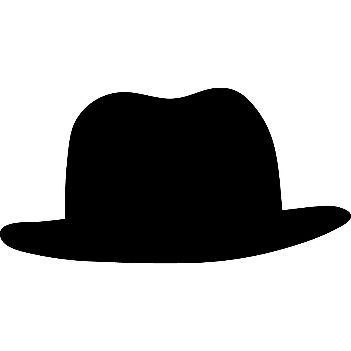 Adesivo cappello ardesia - Sticker adesivo - adesivi murali - 25x50cm - 2