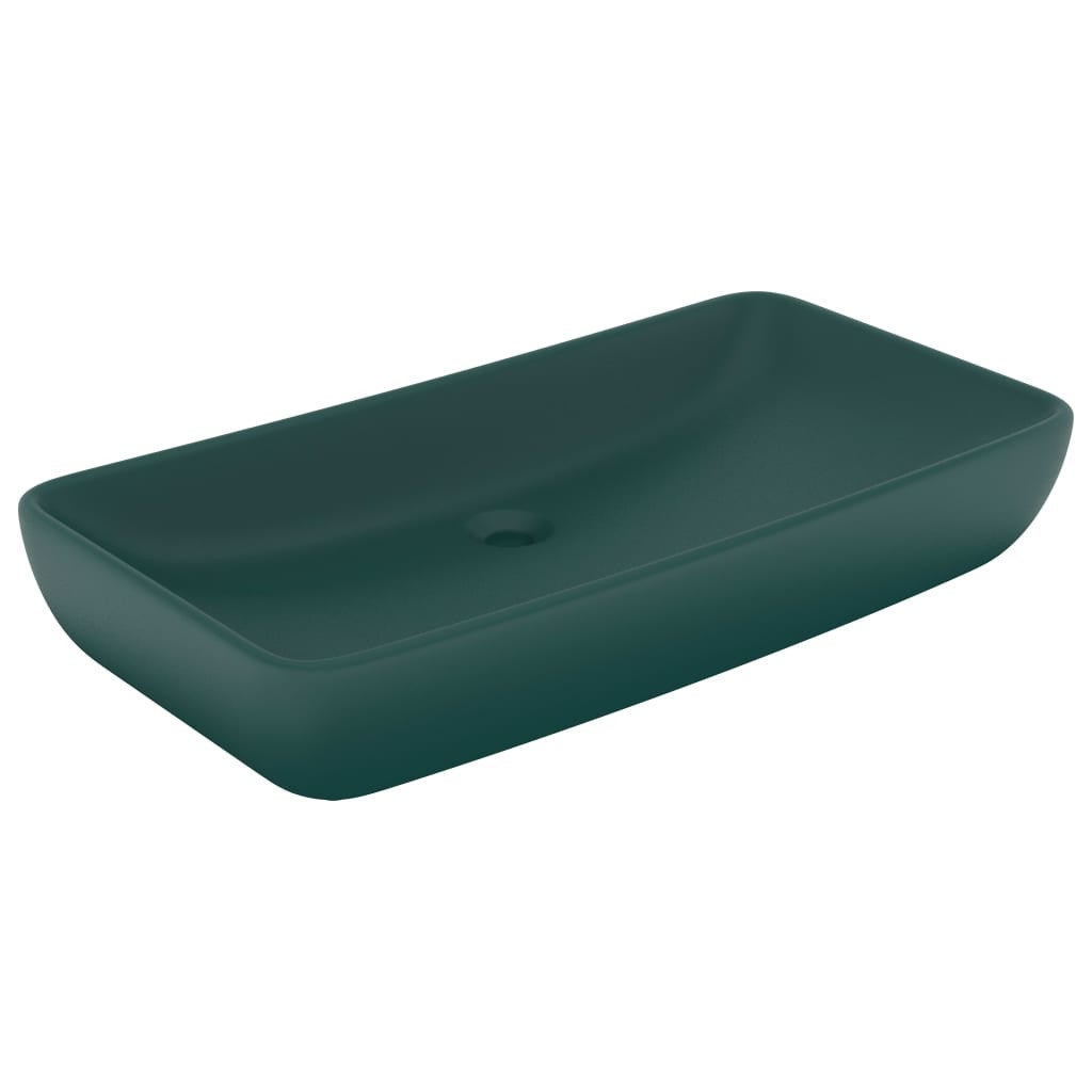 Meuble de salle de bain NOJA 1000 2 tiroirs VERT SATIN Lavabo