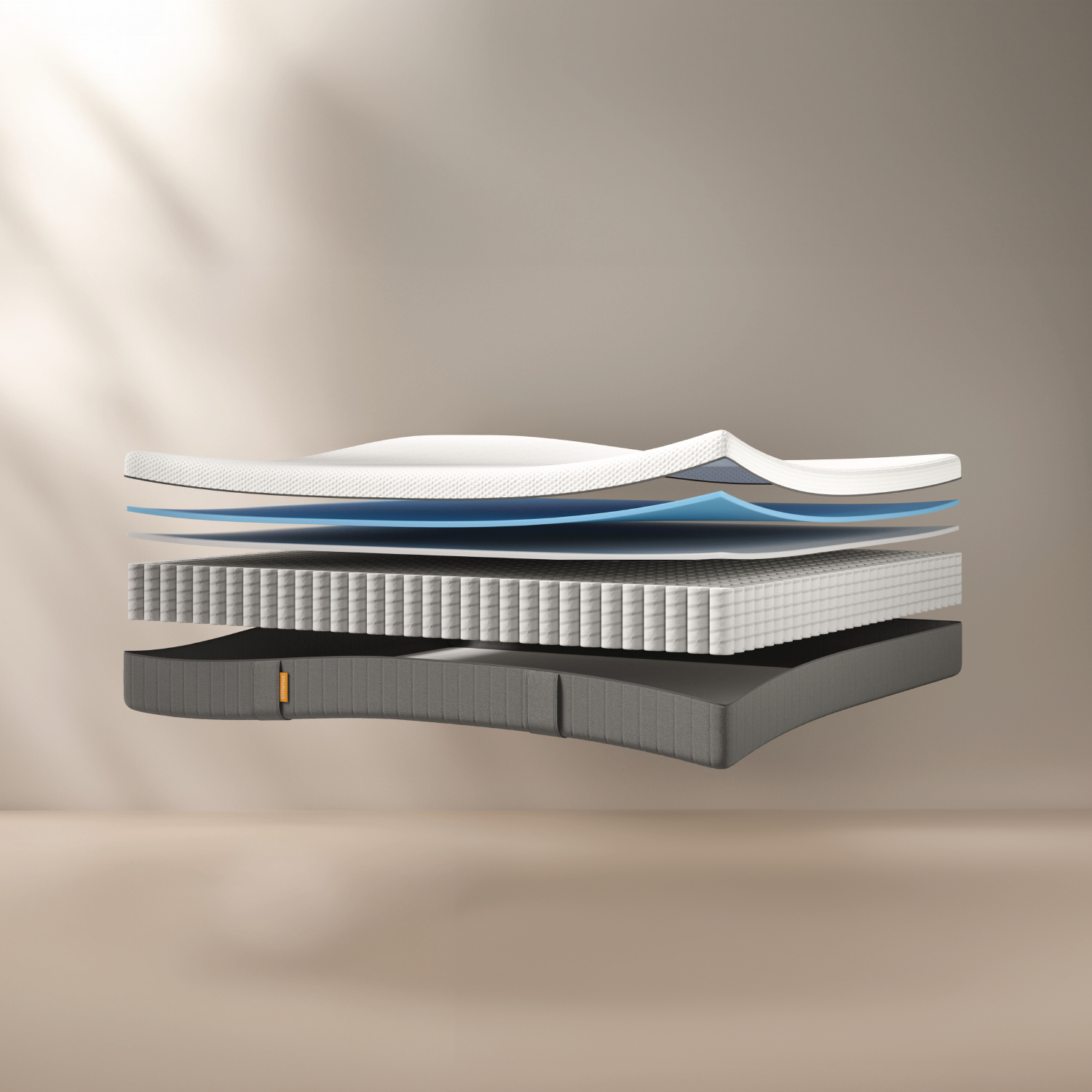 EMMA | Matelas Original II Plus 90x190 cm | Ressorts + Mousse à Mémoire de Forme | Housse Plus Respirante| Confort 5 couches 22cm - 2