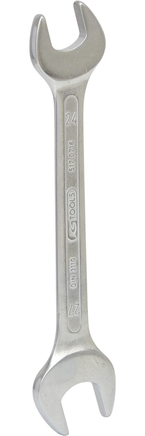 KS TOOLS Klucz płasko-oczkowy dwustronny 24 x 27 mm - 517.0716