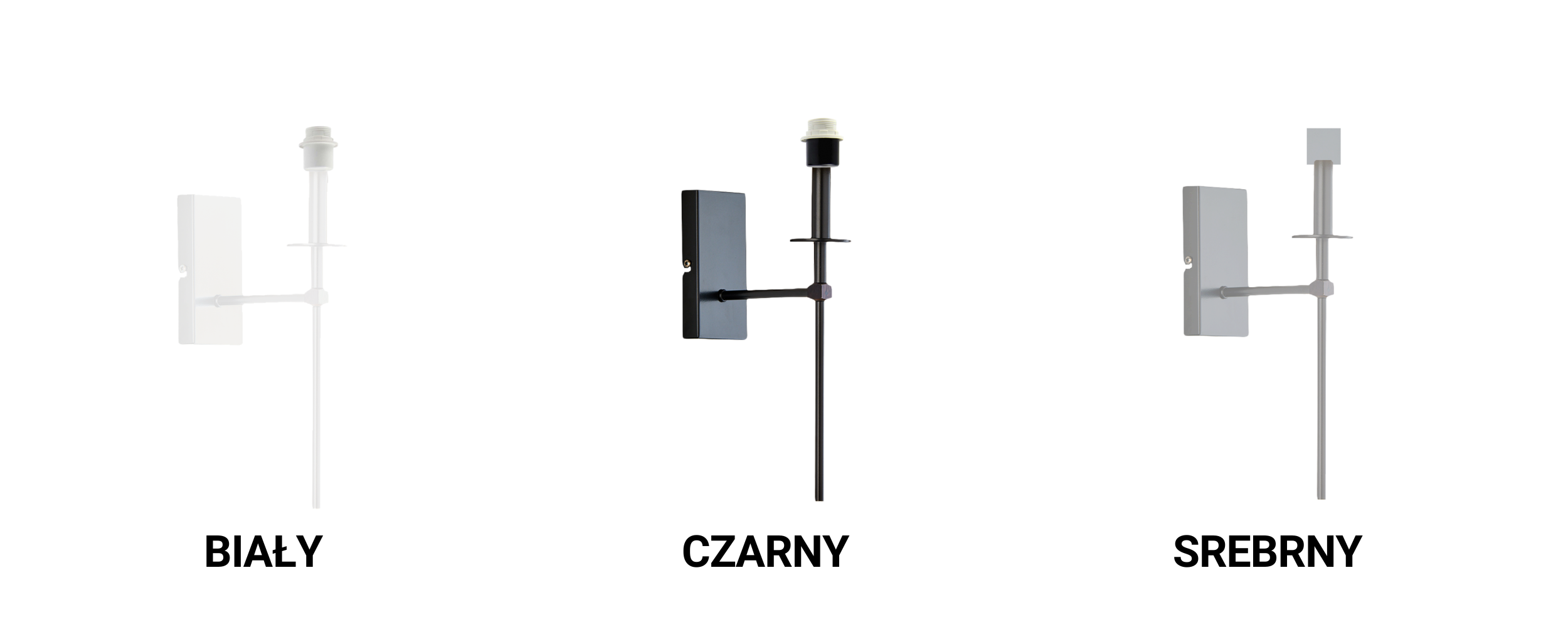 Kinkiet lampa ścienna lampa na ścianę z abażurem walec LOON - 3