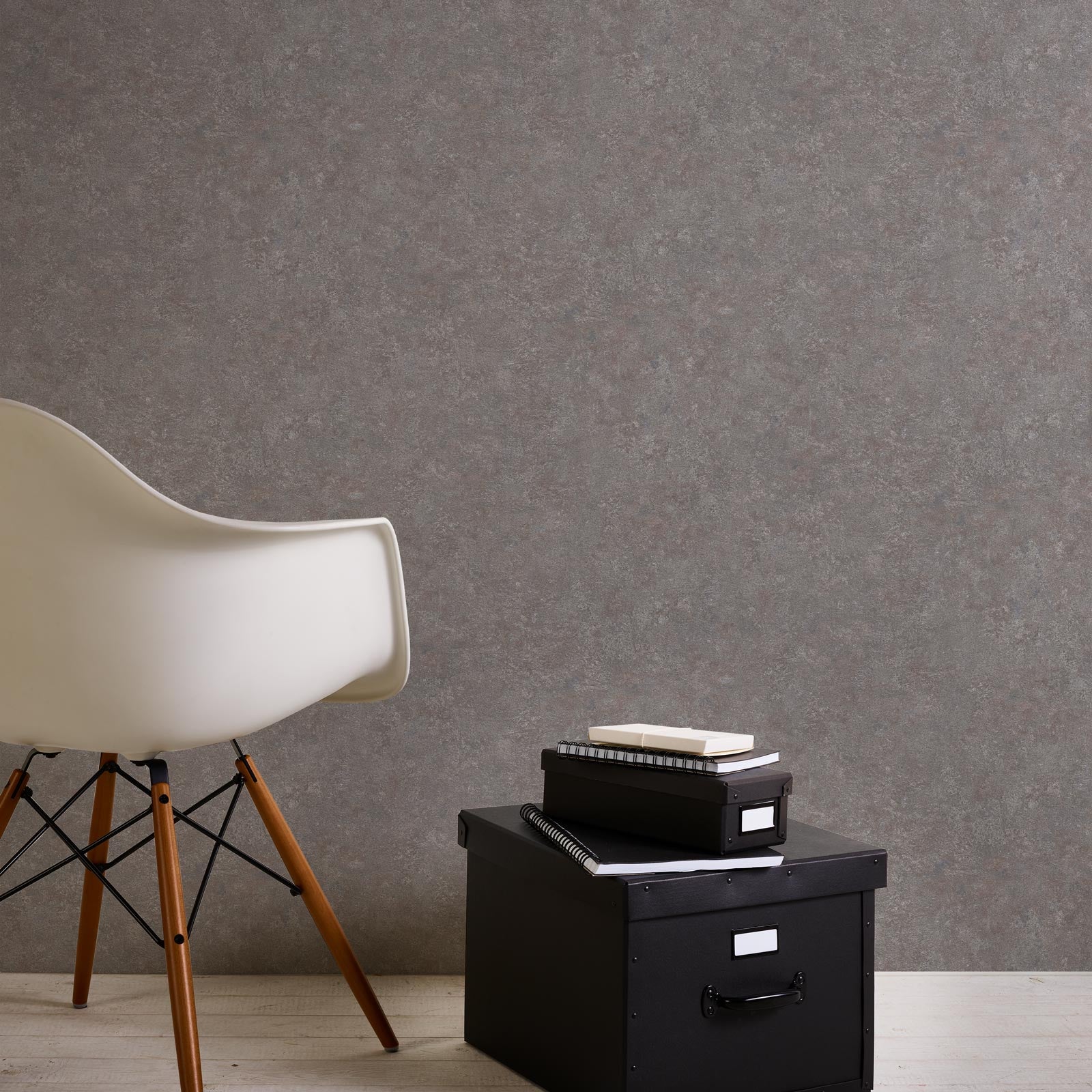 Papel pintado cemento papel pintado gris oscuro violeta moderno para oficina, salón & dormitorio papel pintado estilo industrial elegante