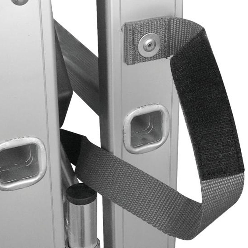 Echafaudage roulant pliable - jusqu'à 3 m de hauteur de travail - Planche en bois - Travaux domestique intérieur et extérieur - 6