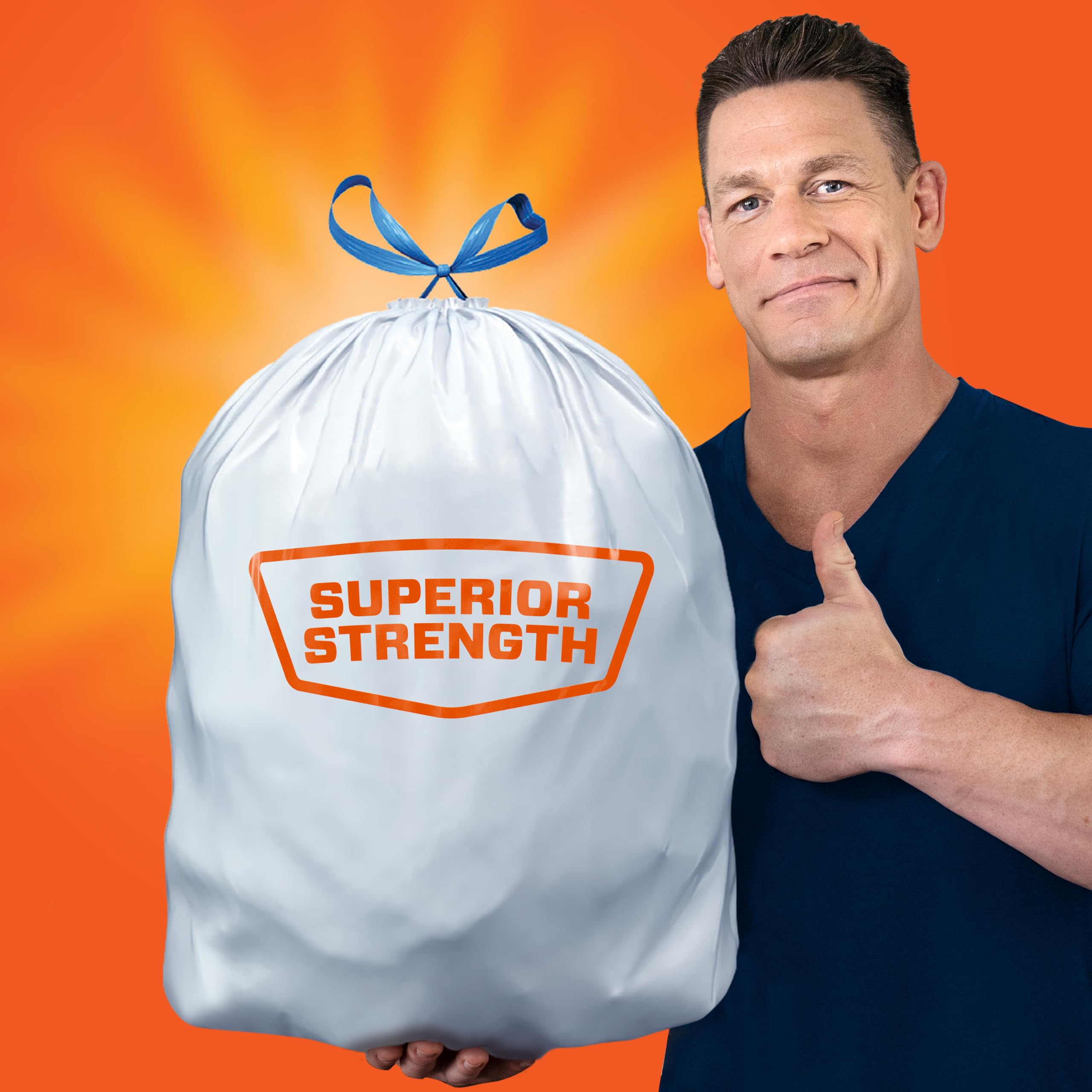 Hefty Strong Trash Bags (Tall Kitchen Drawstring, 13 Gallon, 90 Count) by Hefty - 2