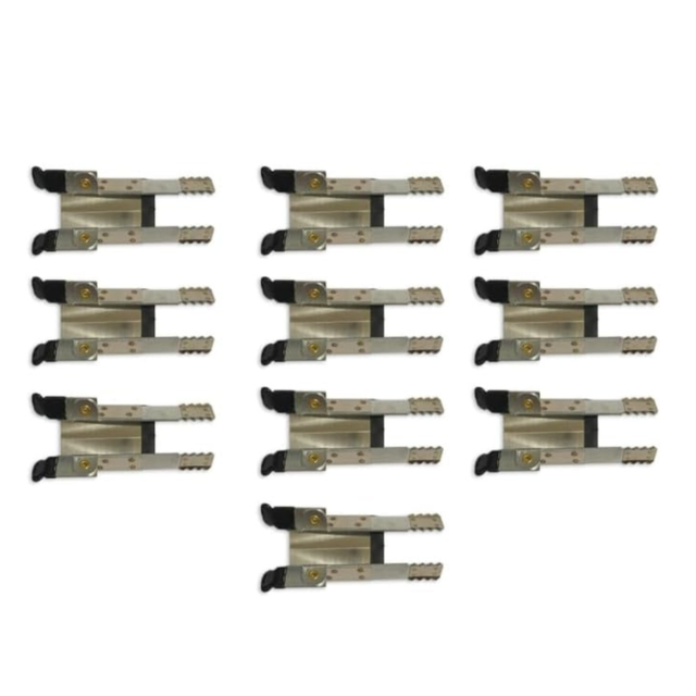 FERPASA® - Pinzas para Bloqueo de Persianas, Cierre Antirrobo para Persianas de Acero Inoxidable Pack 10.