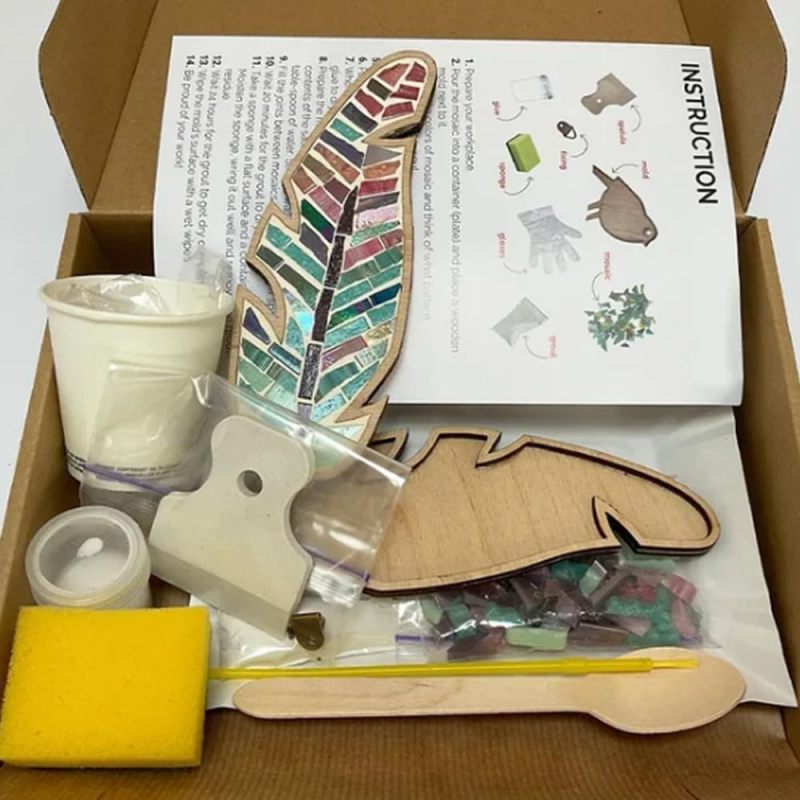 Kit de mosaïque DIY, Carreaux de mosaïque en verre DIY pour loisirs créatifs, Loisirs créatifs pour adultes et adolescents - 5