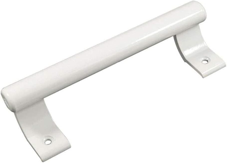 Klamka do drzwi przesuwnych ze stopu aluminium 1 x 200 mm - biała - odpowiednia do balkonów, łazienek, szaf itp.