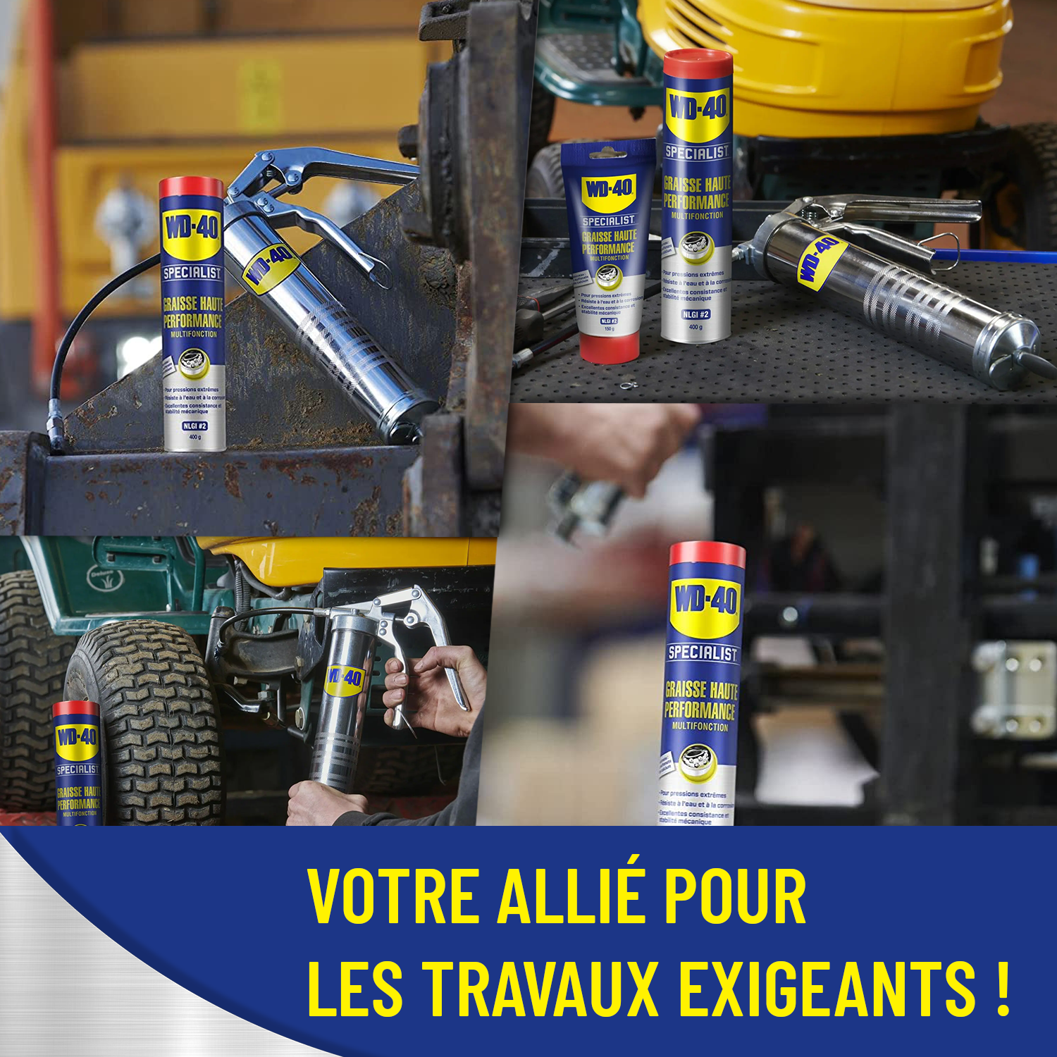 Graisse haute performance multifonction - WD-40 - 400 g - 3