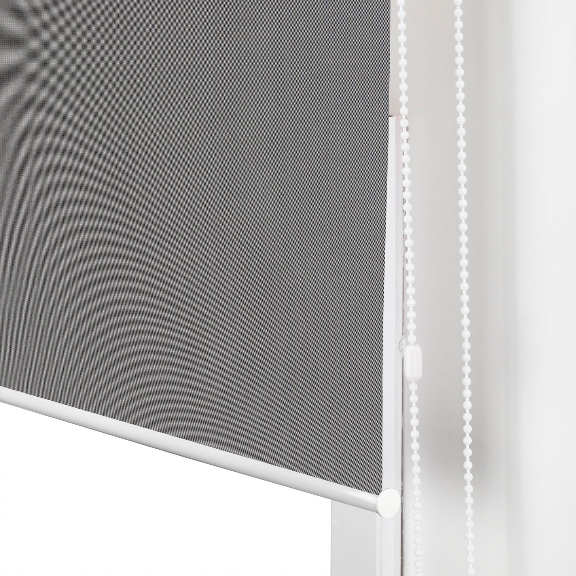 ECOMMERC3 | Tenda a Rullo Screen Premium Misura 140x170 - Tenda con Tessuto Tubolare da 38 mm Misura 137x165 Colore Grigio Scuro - 4