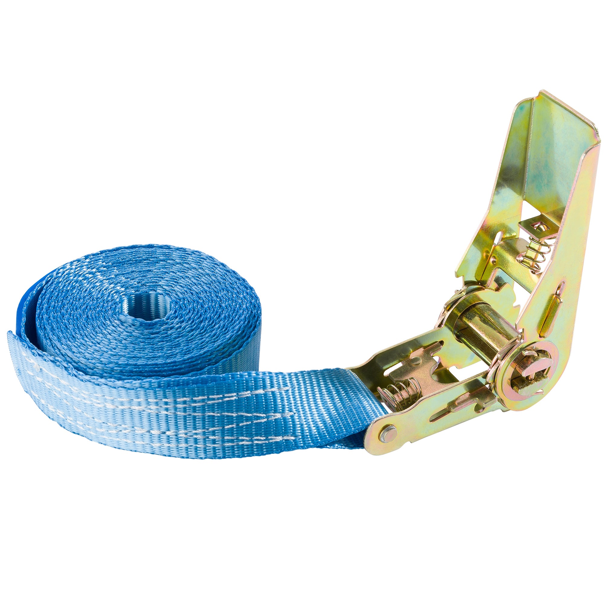 AREBOS 10 x Sangle d'Arrimage Sangle à Cliquet Sangles pour Transport Moto Camion Sangle Arrimage 4m x 25mm 800 daN en Une Partie - 4