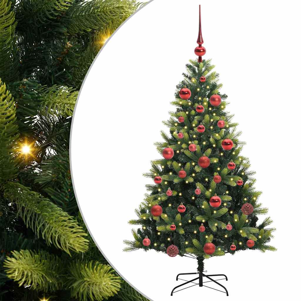 Sztuczna skandynawska choinka z zawiasami 150 LED 150 cm
