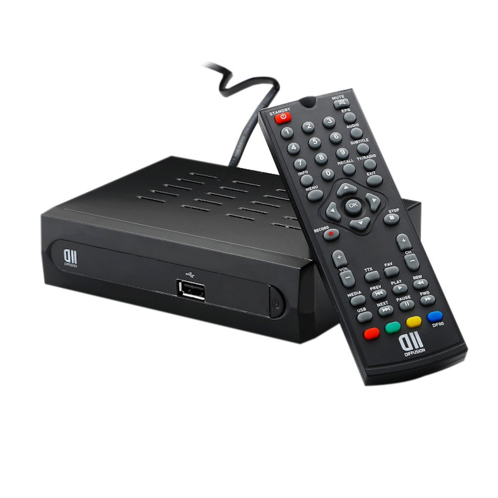 Décodeur TNT HD DVBT2 Full HD 1920*1080 Compatible H265 | Leroy Merlin