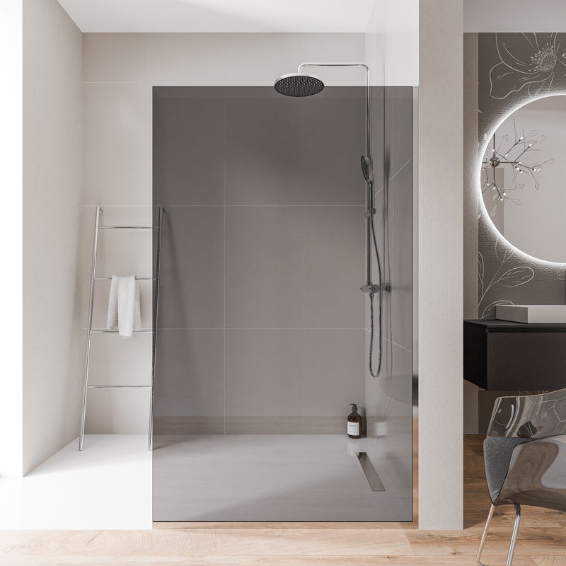 Bernstein Ścianka prysznicowa Walk-In EX102 profil ścienny i podłogowy chrom 70cm