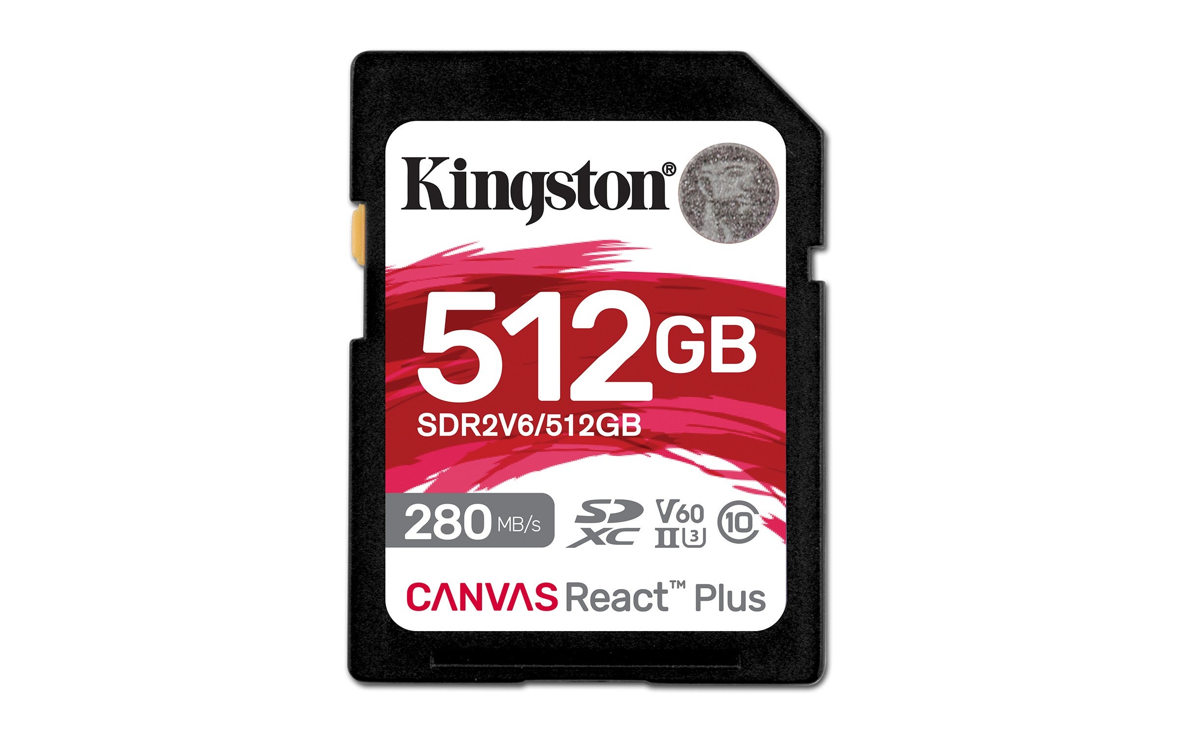 Kingston Canvas React Plus - Flash Memory Card - 512GB - Video Class ...