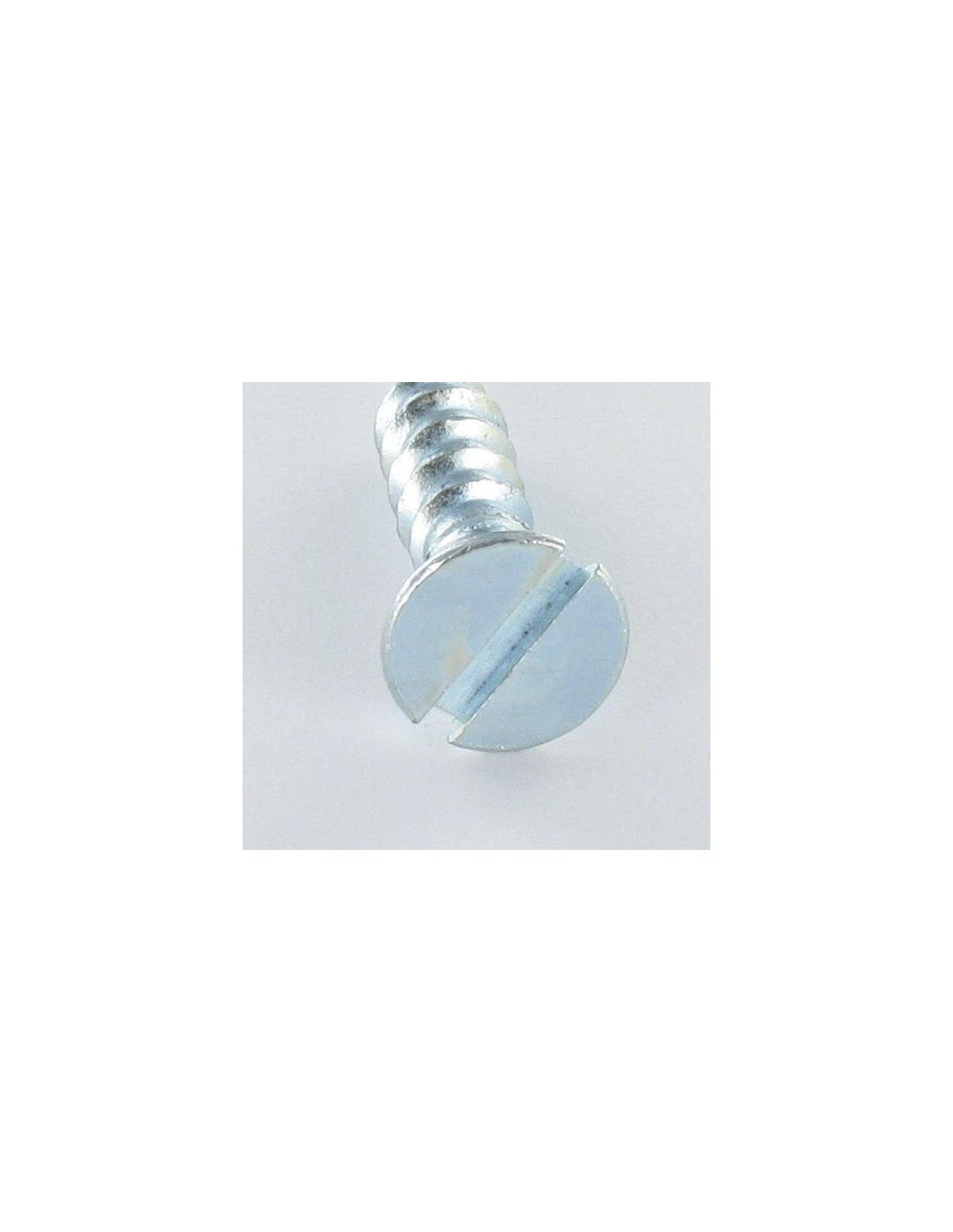 Vis bois Tête fraisée Fendue 3X30 Acier zingué microvis-500 pièces - 2