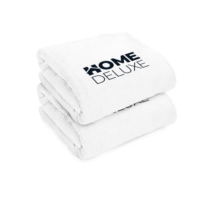 Home Deluxe - Set de 2 serviettes - 40 x 70 cm, 100% coton I Serviette de bain Sauna Serviette de plage Set de serviettes