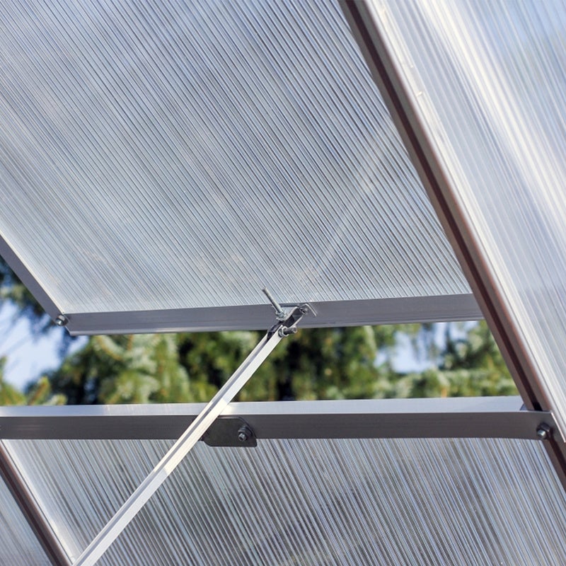 Plaque de polycarbonate creux 10,25 m² 14 unités Plaques à double paroi 4mm d'épaisseur Serre abri - 9