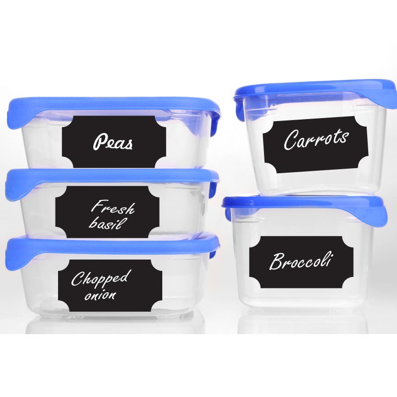 Adesivo etichette lavagna 6 - Sticker adesivo - adesivi murali - 10x25cm - 2