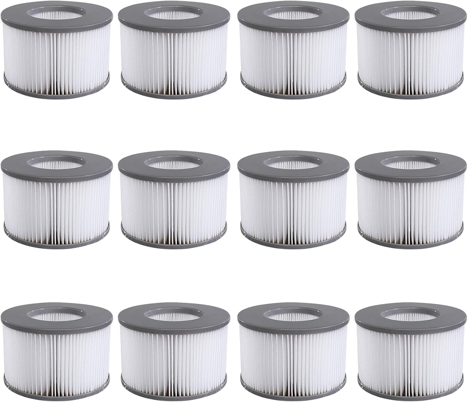 Filtr Mspa, filtr wymienny do basenu dmuchanego Whirlpool, filtr do wanny (12 sztuk)