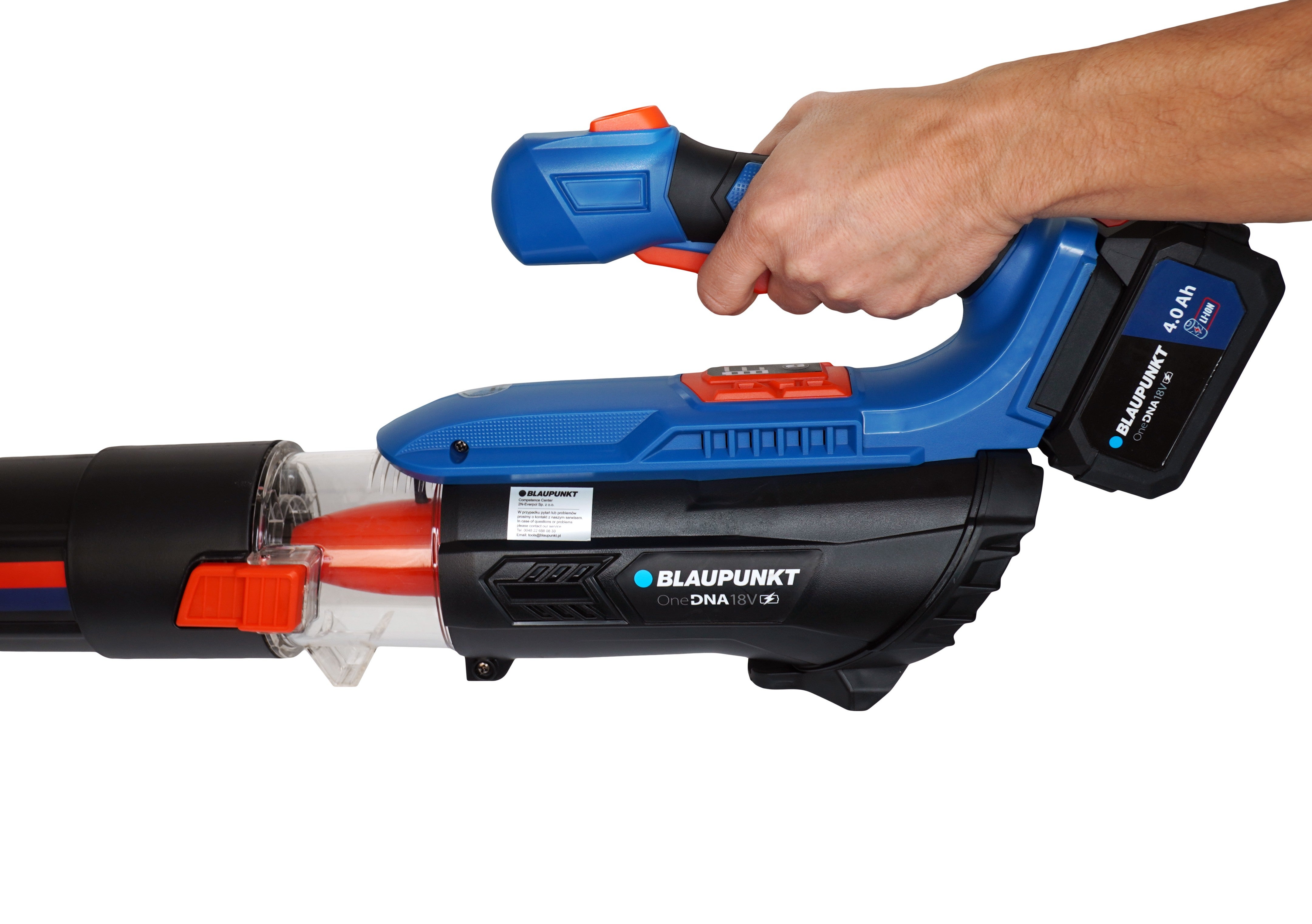 Dmuchawa Do Liści Akumulatorowa Zestaw Aku Ładowarka Mocna Blaupunkt CB4010 - 4
