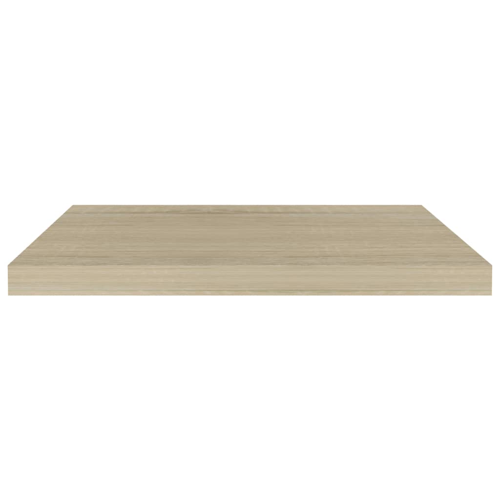 Étagère flottante murale | Étagère de rangement chêne 60x23,5x3,8 cm MDF CFW353532 - 4