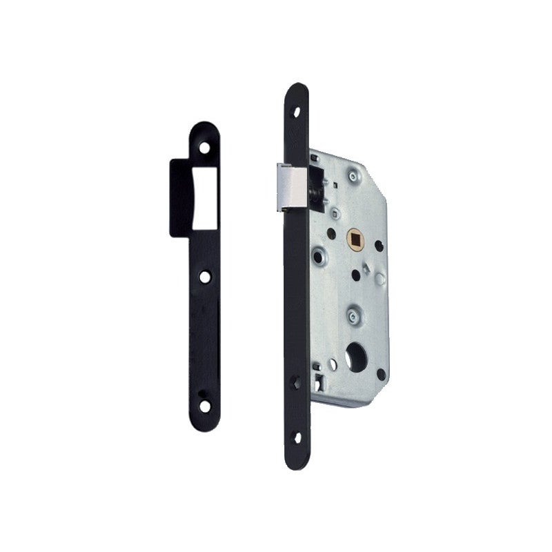 Serrure à encastrer monopoint axe 50 à rouleau clé i MULTIBAT bouts ronds - JPM
