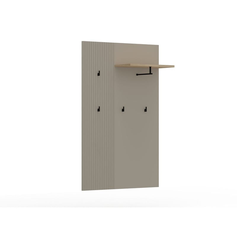 Wieszak ścienny Lucrezia, MDF, Beżowy, Epikasa