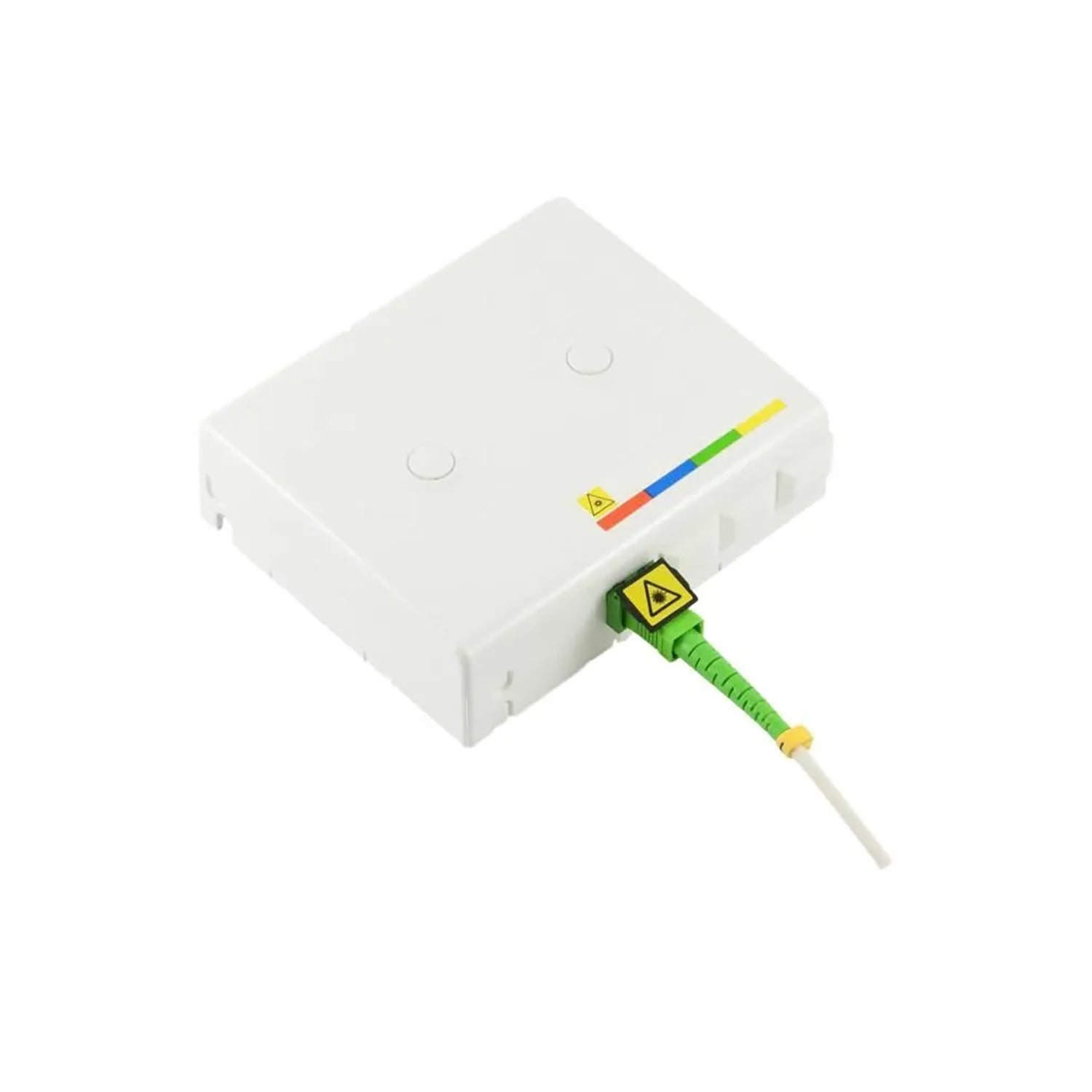 Câble jarretière fibre optique pour orange / sfr / bouygues sc-apc à sc-apc blanc - 15m CONECTICPLUS - 3