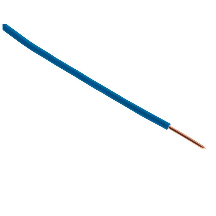 H07V-U Installationskabel 1,5mm² Blau – 100 Meter Rolle Für Haushalt & Elektroinstallation