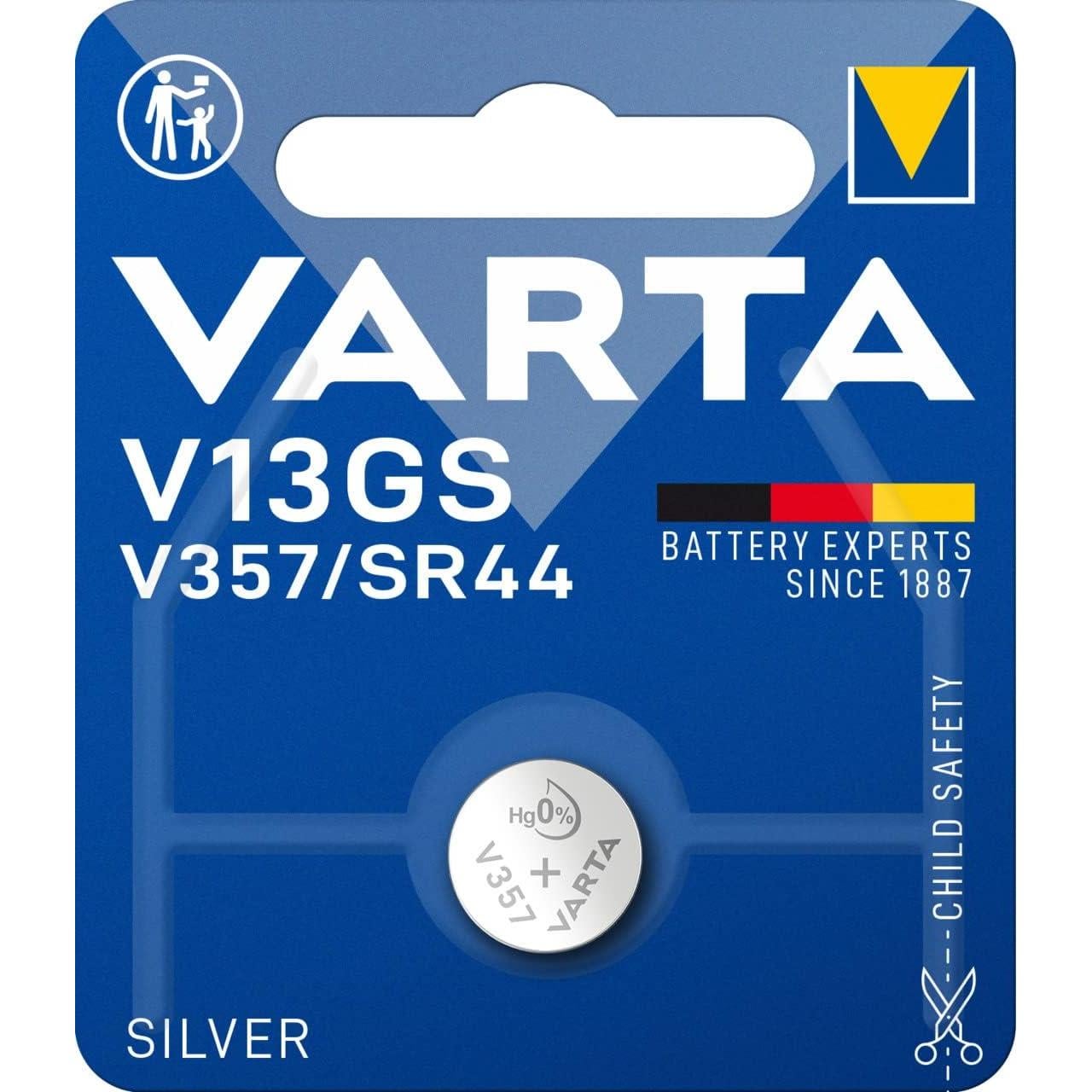 Pile bouton 'Electronics' V13GS V357 SR44 x 3 VARTA - 2