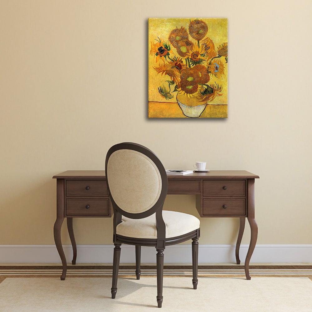 Tableau - Les Tournesols Vincent Van Gogh cm 50x60 - 2
