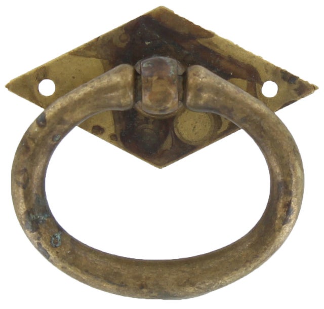 MANIGLIA OTTONE 12321 49X45 MM ANTICATO**