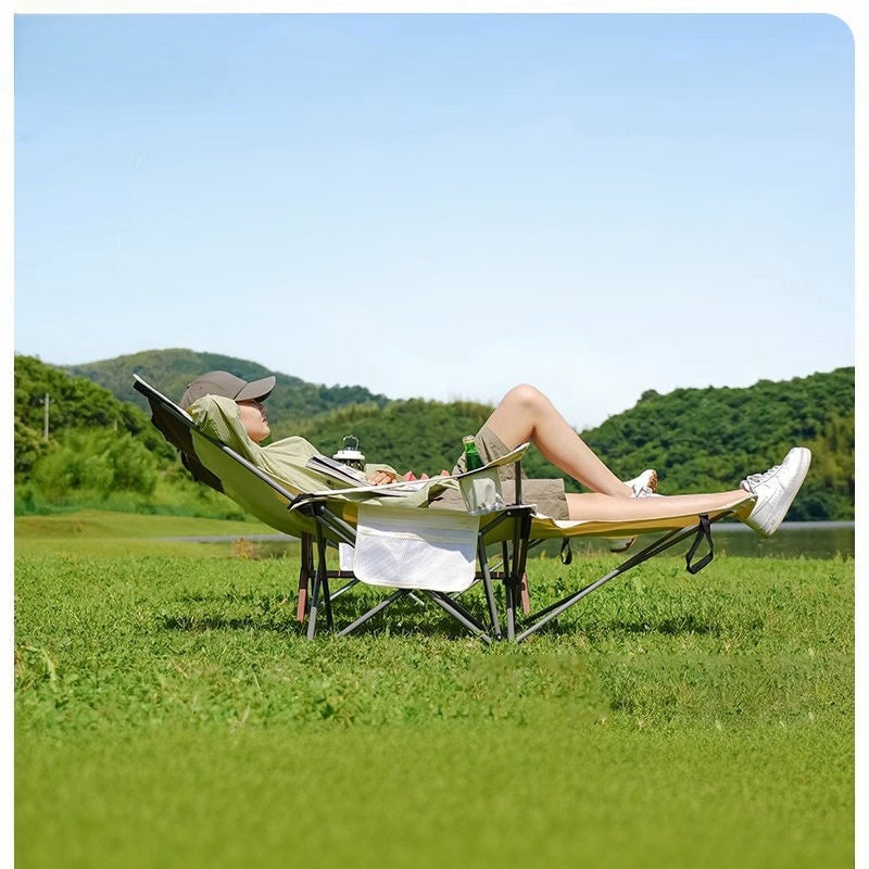 Chaise Pliante Camping Ultra Légère – 120 Kg, Structure Carbone, Oxford 900D, Compacte, Avec Sac De Transport