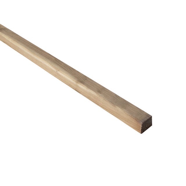 LISTÓN DE MADERA AULO STICK 9X9X300 CM NORTENE