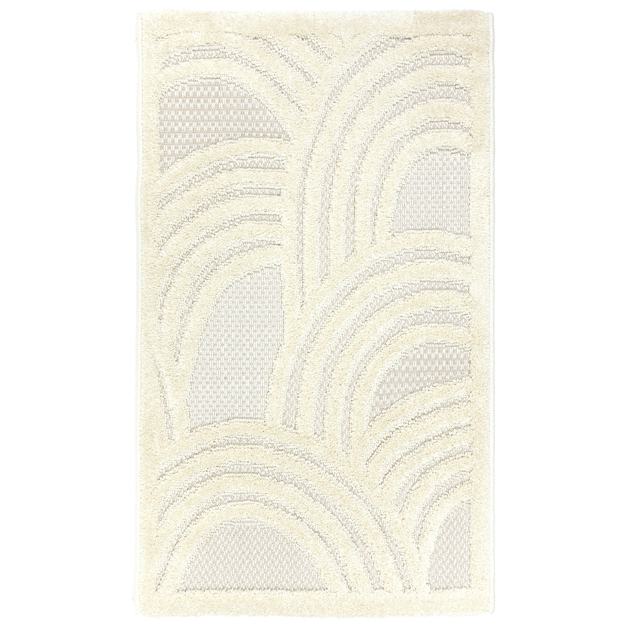 Dywan Boho Cora 60x100 cm abstrakcja kremowy