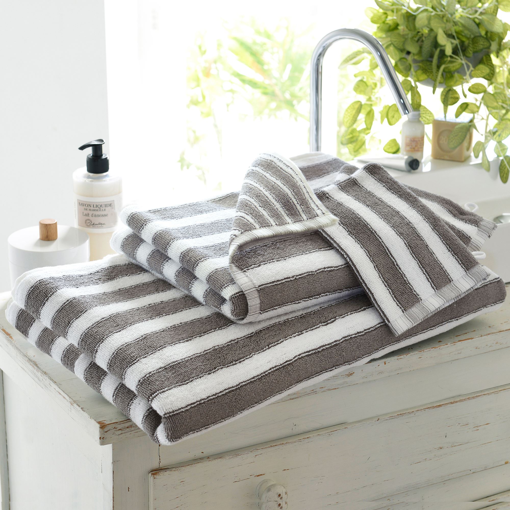Lot 2 Gants De Toilette Coton Carreaux Céleste – 15x21 Cm, Éponge 500g/m², Bleu Ciel, Qualité Oeko-Tex UE