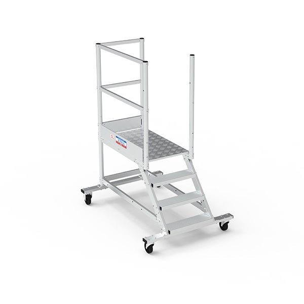 Plateforme roulante 5 marches - Hauteur max. de travail 3.00m - PTF105G-RS