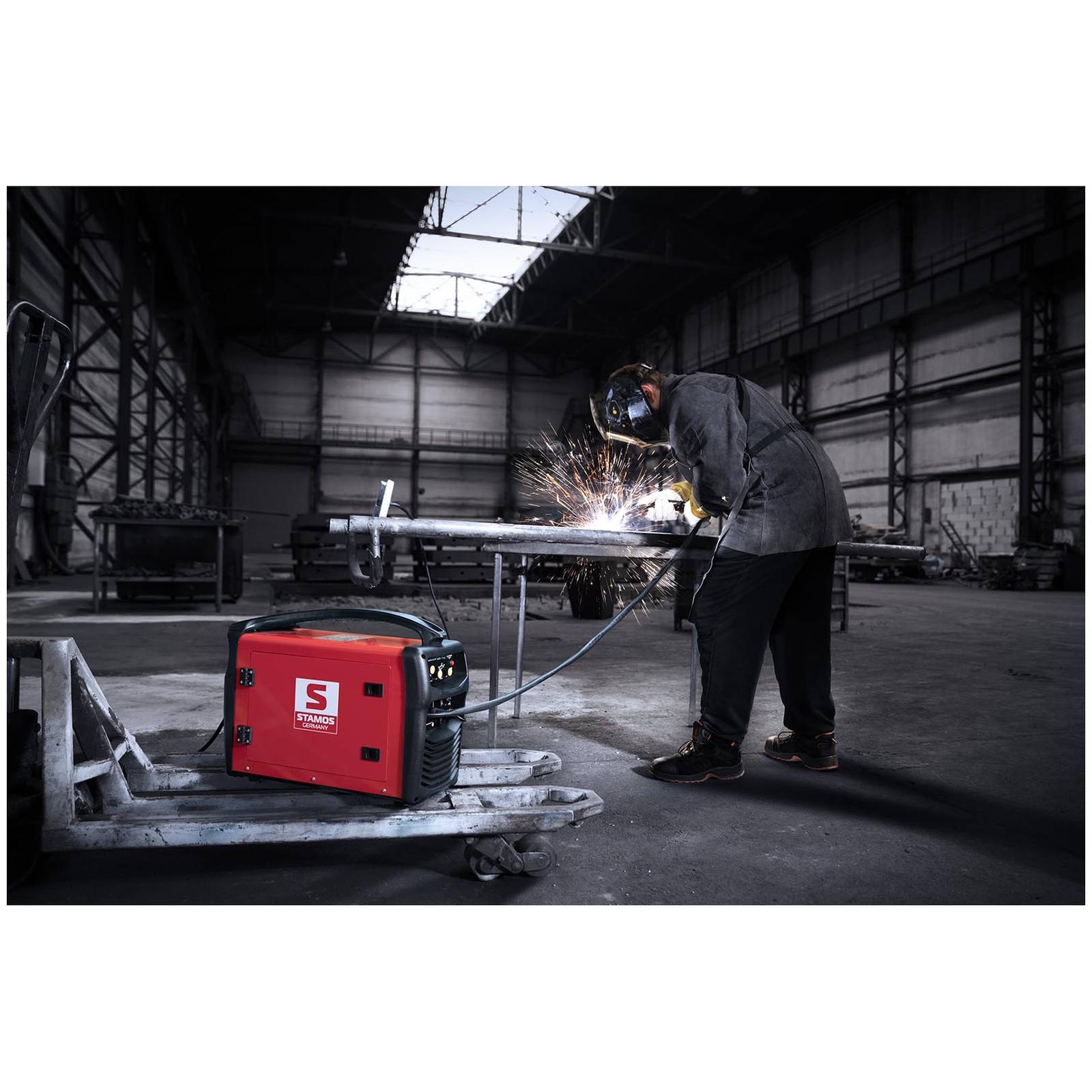 Poste à souder combiné - Stamos Germany - MIG/MAG / MMA / TIG / FCAW - 230 V / 50 Hz - 3