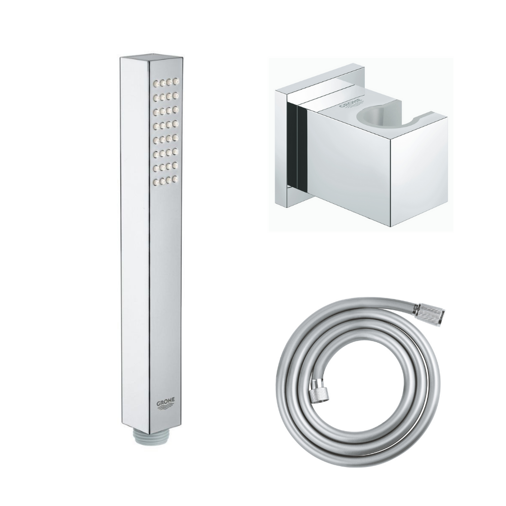 Vitalio Joy Cube Stick – Manopola Doccia A Soffione Con Risparmio Idrico, Effetto Pioggia - 2