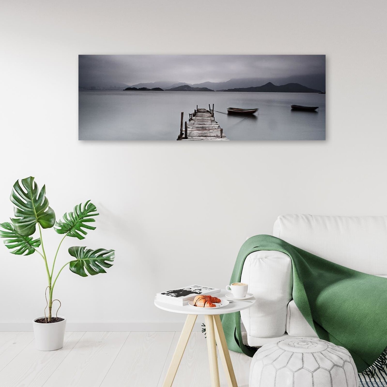 Tableau lac de sommeil - 150 x 50 cm - 3