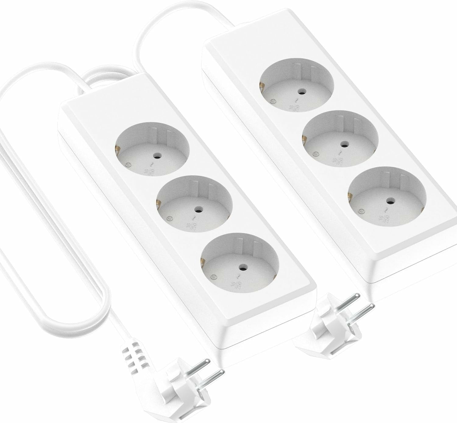 Regleta Alargador De Enchuf, Base Multipl De 3, 4, 5, 6