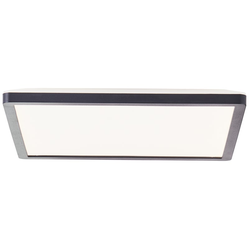 BRE-Light Natynkowy panel sufitowy LED Sorell 29x29cm czarny/biały Plastikowy pilot zdalnego sterowania Możliwość wewnętrznego ściemniania za pomocą z